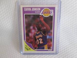 lot 224 image: 1989-90 Fleer Earvin Johnson Card...