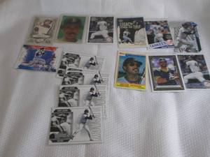 lot 229 image: Reggie Jackson Cards...