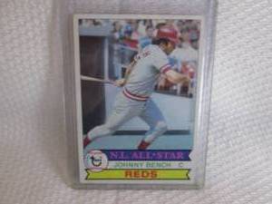 lot 231 image: 1979 Topps Johnny Bench Card...