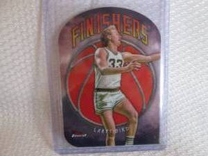 lot 251 image: 2025 Topps Finest Larry Bird Finish...