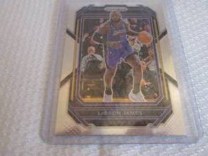 lot 252 image: 2021-22 Prizm Lebron James Card...