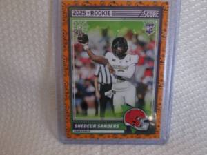 lot 255 image: 2025 Score Shedeur Sanders Rookie C...