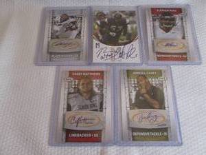 lot 256 image: Assorted Football Autograph Cards...