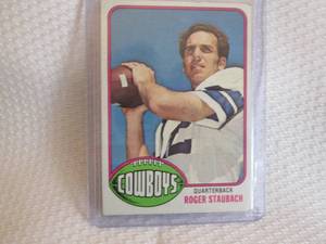 lot 272 image: 1976 Topps Roger Staubach Card...