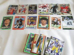 lot 273 image: 50 Football Rookie Cards...