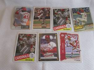 lot 278 image: Assorted Bob Gibson Cards...