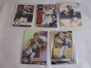 lot 287 image: Assorted Peyton Manning Cards...