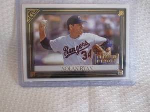 lot 308 image: 2021 Topps Gallery Nolan Ryan Print...