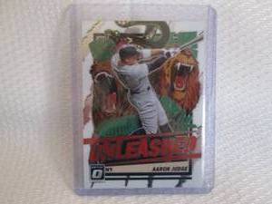lot 312 image: 2021 Optic Aaron Judge Unleashed Ca...