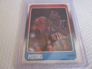 lot 315 image: 1988-89 Fleer Isiah Thomas Card...