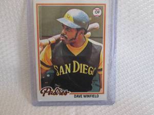 lot 326 image: 1978 Topps Dave Winfield Card...