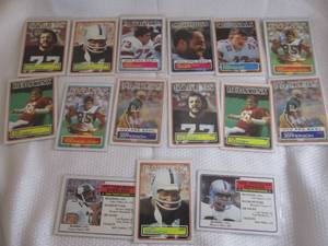 lot 333 image: 1983 Topps Football Cards...