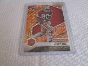 lot 334 image: 2021 Mosaic Jerry Rice Pink Prizm C...