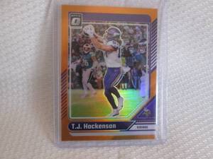 lot 335 image: 2024 Optic T.J. Hockenson Gold Priz...