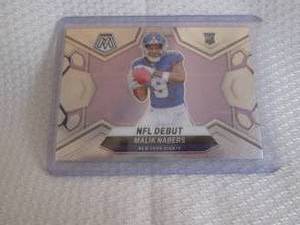 lot 336 image: 2024 Mosaic Malik Nabers Rookie Car...