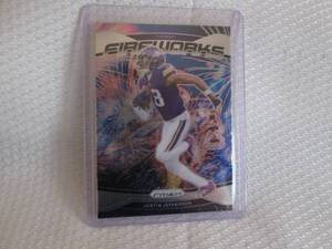 lot 337 image: 2024 Prizm Justin Jefferson Firewor...