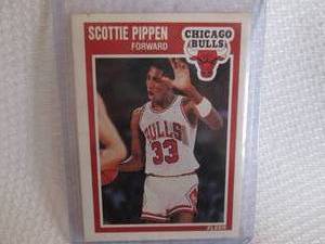 lot 346 image: 1989 -90 Fleer Scottie Pippen Card...