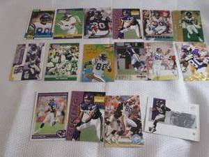 lot 350 image: Cris Carter Cards...