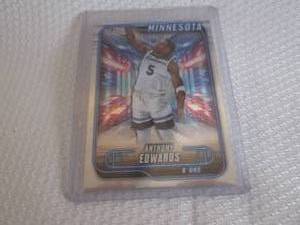 lot 361 image: 2025 Chrome Anthony Edwards Card...