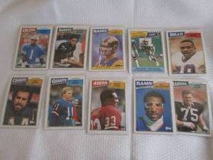 lot 367 image: 1987 Topps Football Cards...