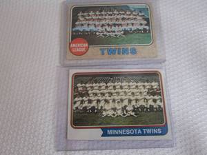 lot 370 image: 1968 & 1970s Minnesota Twins Team ...