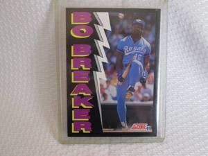 lot 372 image: 1991 Score Bo Jackson Bo Breaker Ca...