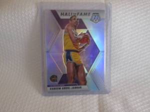 lot 377 image: 2019-20 Mosaic Kareem Abdul-Jabbar ...