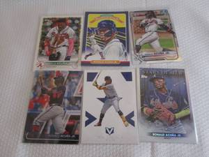 lot 388 image: Ronald Acuna JR Cards...