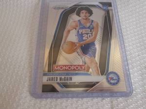 lot 391 image: 2024-25 Prizm Jared McCain Monopoly...
