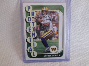 lot 397 image: 2024 Score Jayden Daniels Rookie Ca...