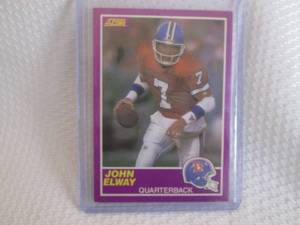 lot 398 image: 1989 Score John Elway Card...