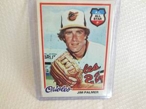 lot 402 image: 1978 Topps Jim Palmer Card...