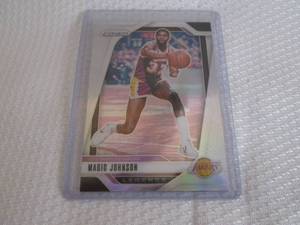 lot 410 image: 2024-25 Prizm Magic Johnson Sliver ...