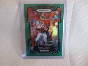 lot 415 image: 2024 Prizm Emmitt Smith Green Prizm...