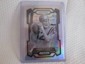 lot 424 image: 2024 Prizm Roger Staubach Silver Pr...