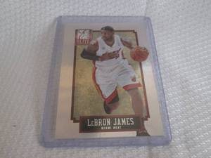 lot 429 image: 2013-14 Elite Lebron James Card...
