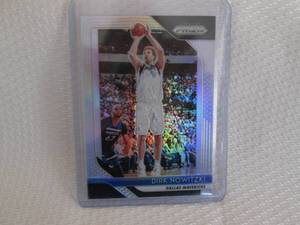 lot 446 image: 2918-19 Prizm Dirk Nowitzki Sliver ...