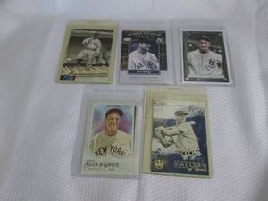 lot 451 image: Lou Gehrig Cards...