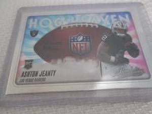 lot 470 image: 2025 Absolute Ashton Jeanty Hog Hea...