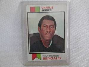 lot 472 image: 1973 Topps Charlie Joiner Rookie Ca...