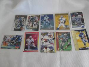 lot 473 image: Assorted Barry Sanders Cards...