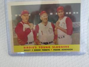 lot 484 image: 1958 Topps Frank Robinson Young Slu...