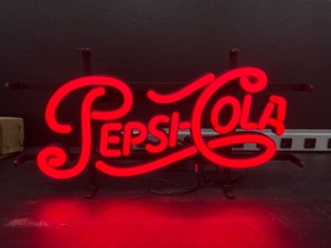 lot 108 image: Pepsi-Cola, Pepsi logo LED sign NIB