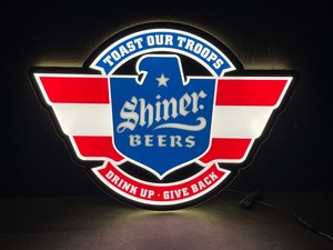 lot 45 image: Shiner Beers, Toast Our Troops LED