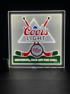 lot 49 image: Coors Light hockey, NHL, LED sign