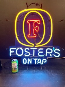 lot 62 image: Bud Light neon bottle