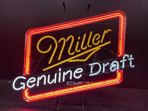lot 56 image: Miller Genuine Draft neon