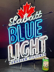 lot 73 image: LaBatt Blue Light, Canadian Pilsener neon sign
