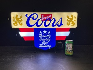 lot 96 image: Coors Banquet, Proudly Serving Our Military