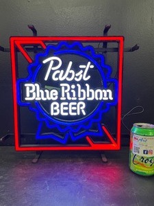 lot 99 image: Pabst Blue Ribbon LED sign